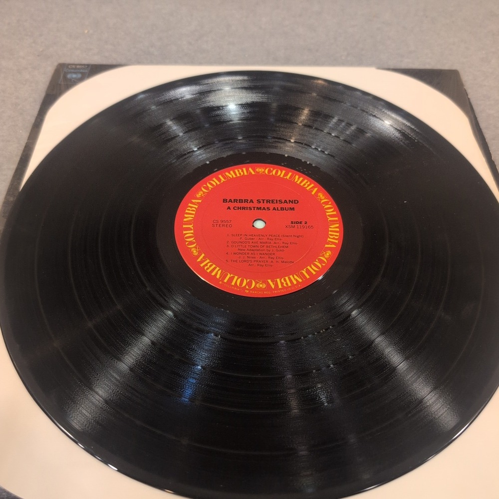 Barbra Streisand A Christmas Album Vinyl LP Columbia CS 9557 Holiday Stereo VG+ - Picture 5 of 6